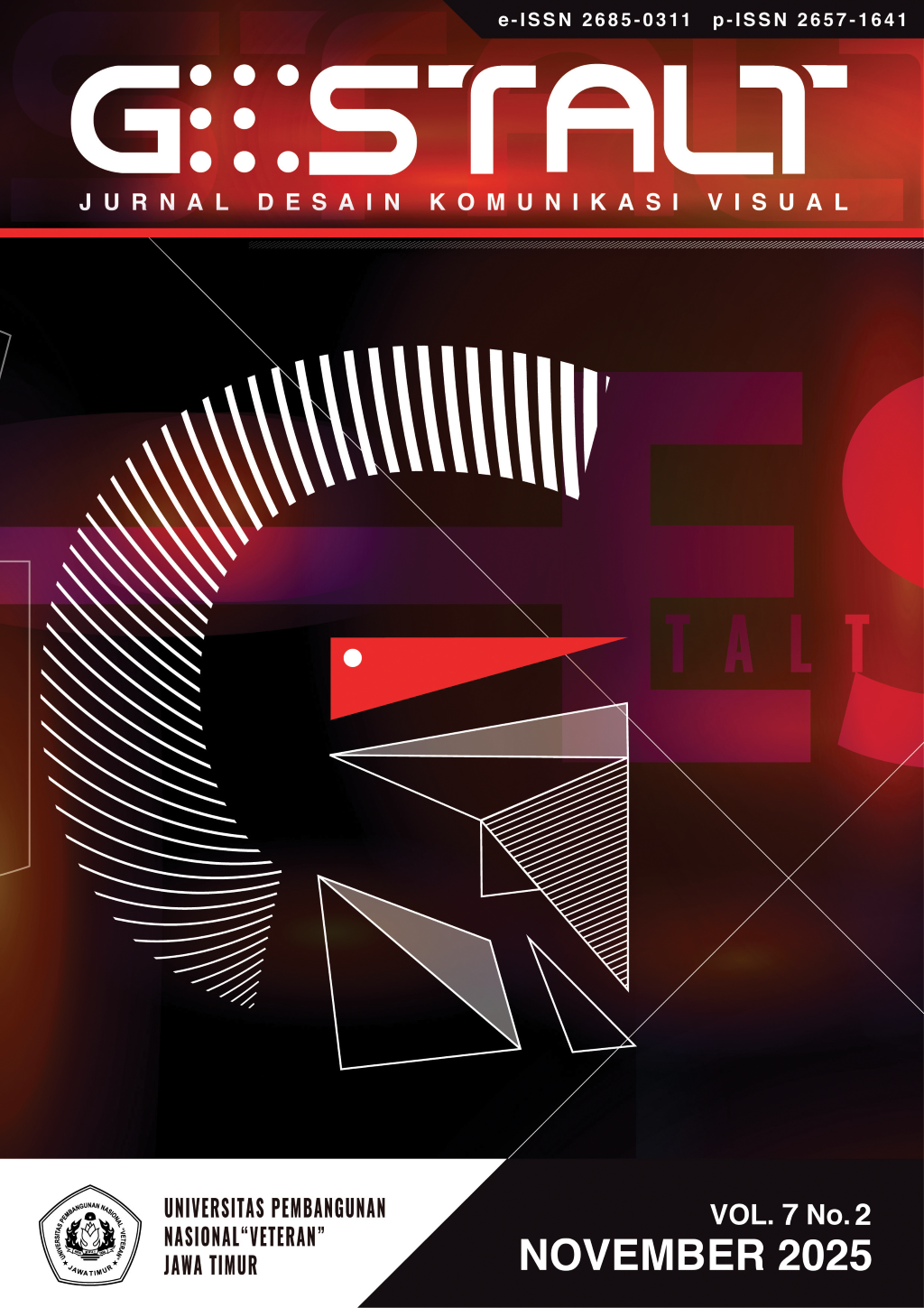 					View Vol. 7 No. 2 (2025): Jurnal Gestalt : Desain Komunikasi Visual
				